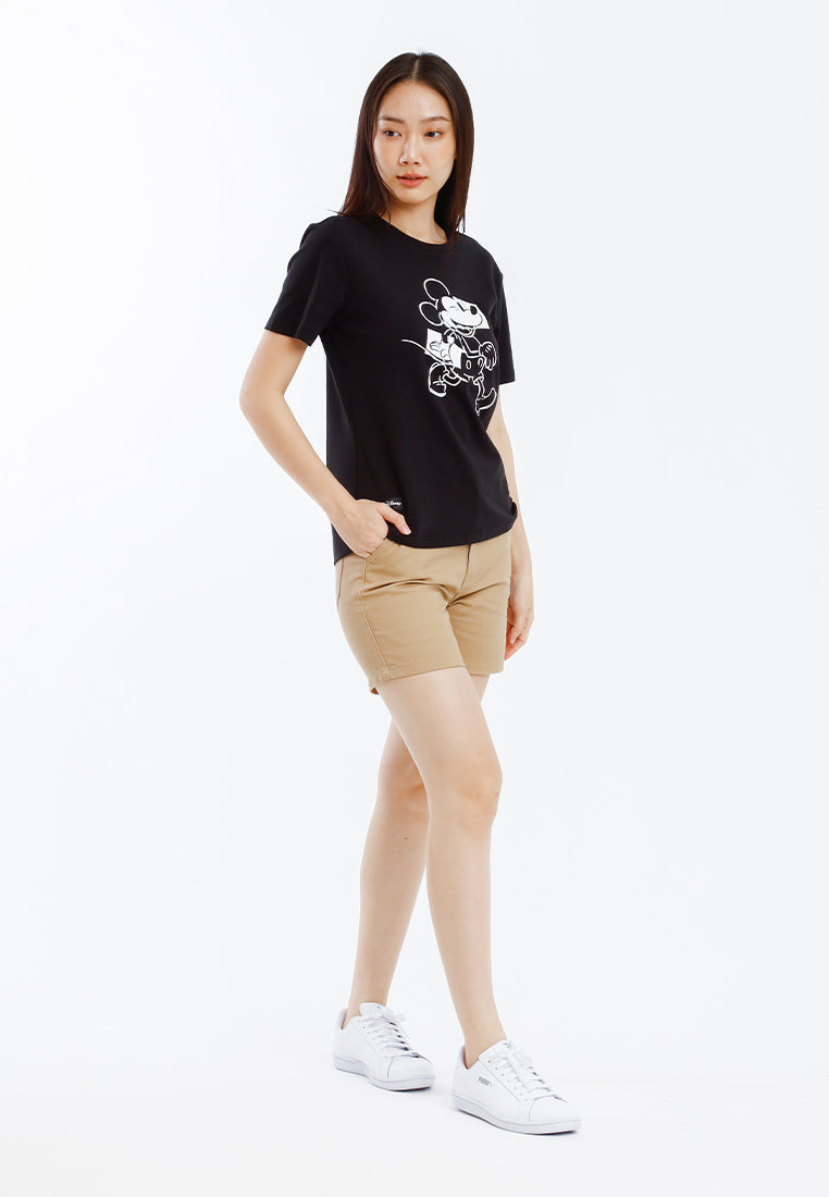 Forest x Disney Soft-touch Mickey Round Neck Tee Family Tee Men Ladies Kids - FW20114 / FW820114 / FWK20114