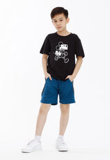 Forest x Disney Soft-touch Mickey Round Neck Tee Family Tee Men Ladies Kids - FW20114 / FW820114 / FWK20114