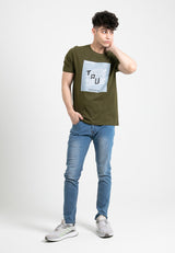 Forest Plus Size Graphic Round Neck Tee | Plus Size T Shirt Men - PL23912