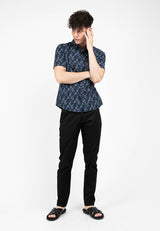 Forest Plus Size Cotton Woven Casual Full Print Men Shirt | Plus Size Baju Kemeja Lelaki Saiz Besar - PL621258