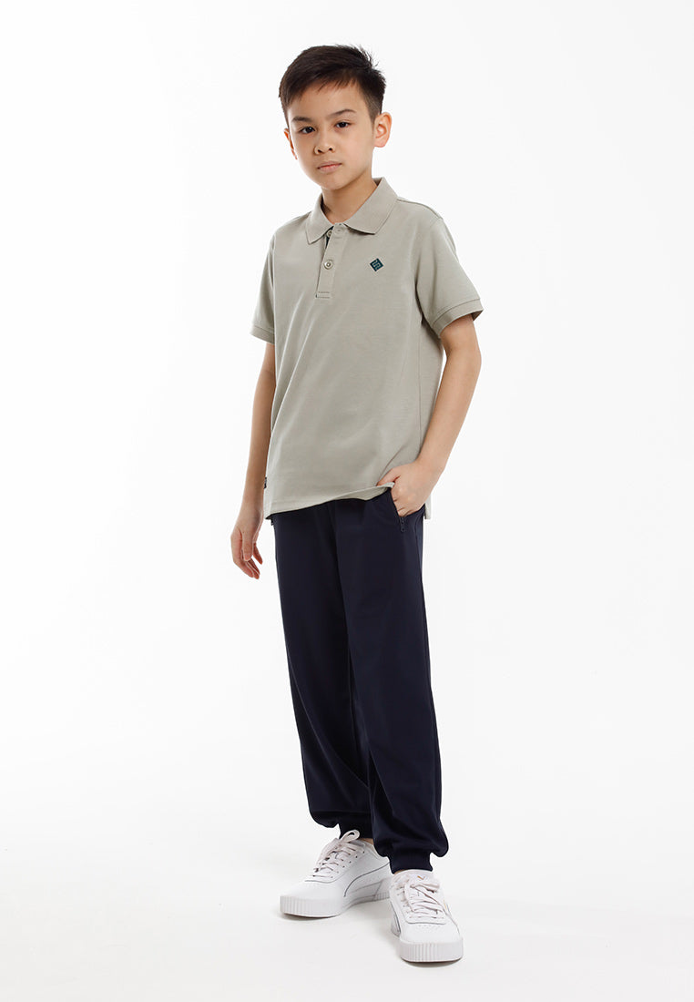 Forest Baju T Shirt Budak Lelaki | Kids Soft-Touch Silky Cotton Polo Tee - FK20324