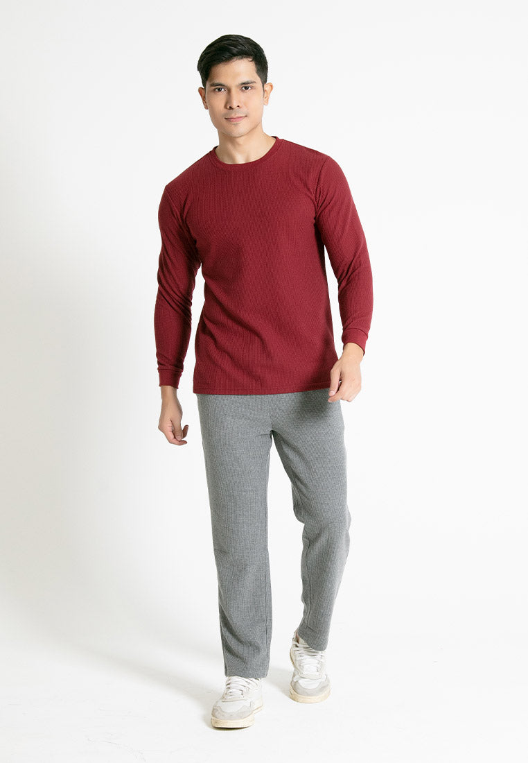 Forest Waffle Knit Sweatpants Men Track Pants | Seluar Panjang Lelaki - 10773