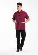 Alain Delon CNY 2025 Tangfu Cotton Linen Short Sleeve - 14525003