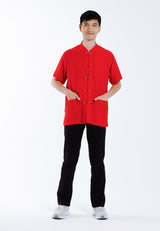 ALAIN DELON CNY 2025 CTN LINEN REG CUT WITH MAND COLLAR - 14525005