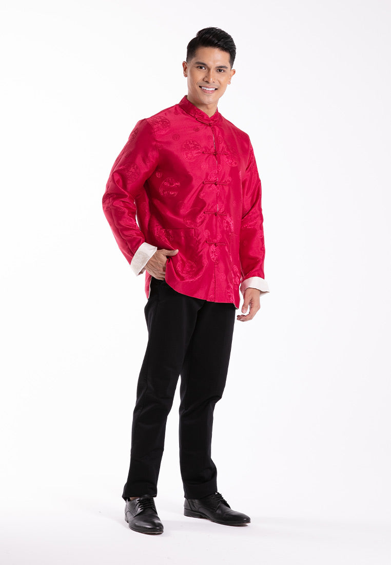 Alain Delon CNY 2025 Tangfu Cotton Linen Reversible Long Sleeve - 15525001