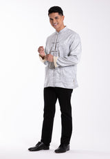 Alain Delon 2025 CNY Men Reversible Traditional PV Long Sleeve Shirt Tang Suit | Sam Fu | 唐装 - 15525002