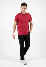 Forest Premium Weight Cotton Stretchable Polo Tee Shirt Men Slim Fit Collar Tee | Baju T Shirt Lelaki - 23880