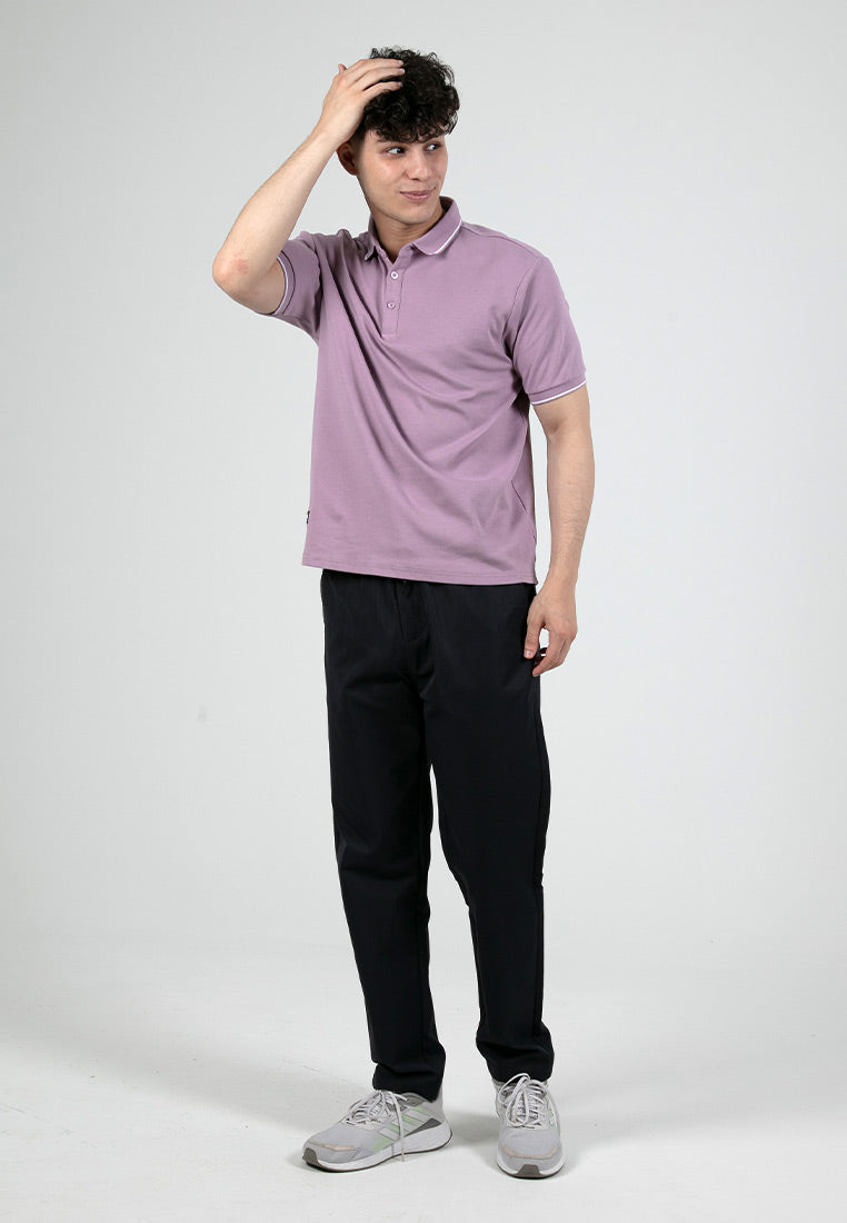 Forest Premium Weight Cotton 220gsm Interlock Knitted Polo Tee | Baju Tee Shirt Lelaki - 23908