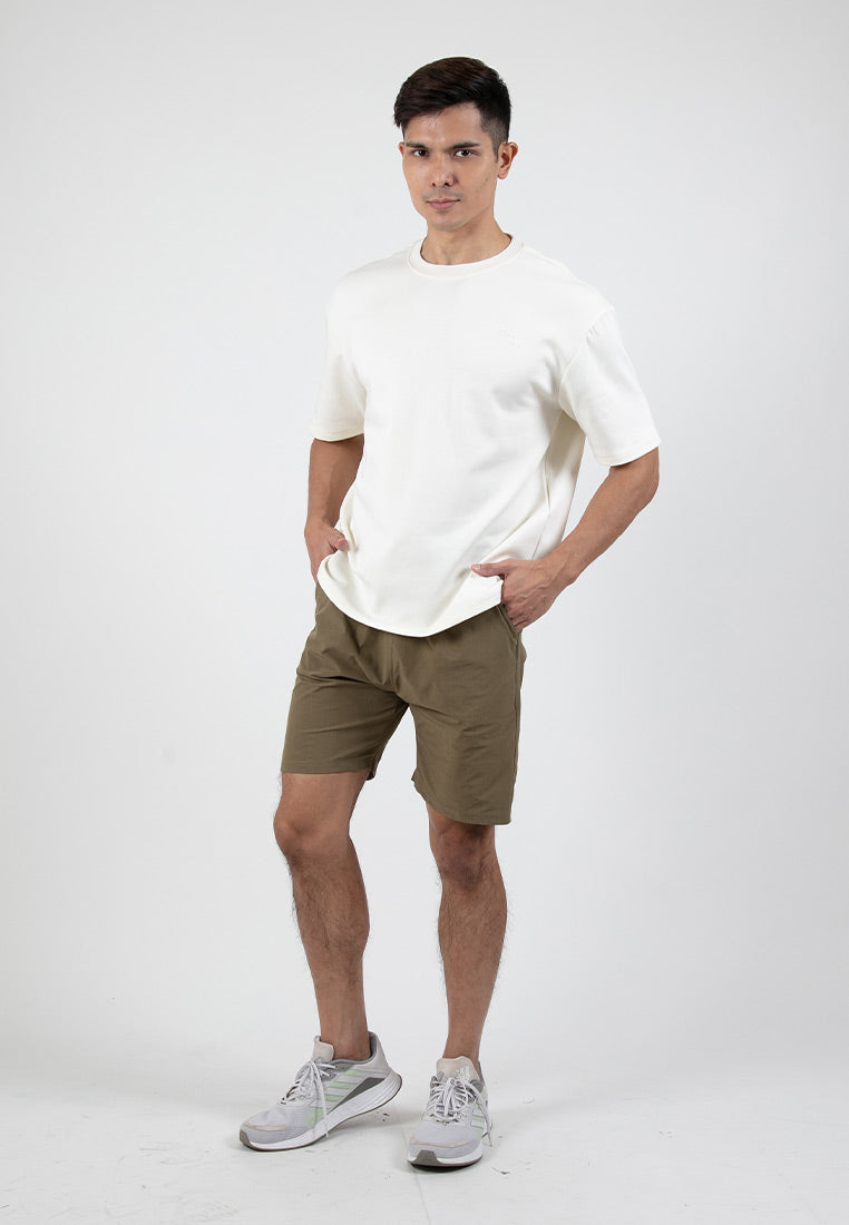 Forest Heavy Weight Cotton Oversized Round Neck Tee Men Casual | Baju T Shirt Lelaki - 621381