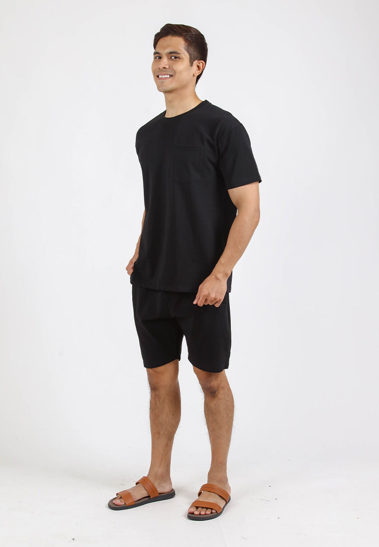 Forest Premium Cotton Boxy Cut Oversized Tee / Short Pants Men Comfy Lounge Wear - 621322 / 665082