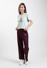 Forest Ladies Straight Cut Pants Roman Women Casual Long Pants | Seluar Perempuan - 810532