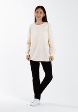 Forest Ladies Premium Cotton Loose Fit Long Sleeve Tee - 822342B