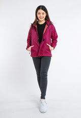 Forest Ladies Premium Windbreaker Women Trekking Biker Placket Jacket Jogging Running Hoodie Waterproof Jacket - 830119