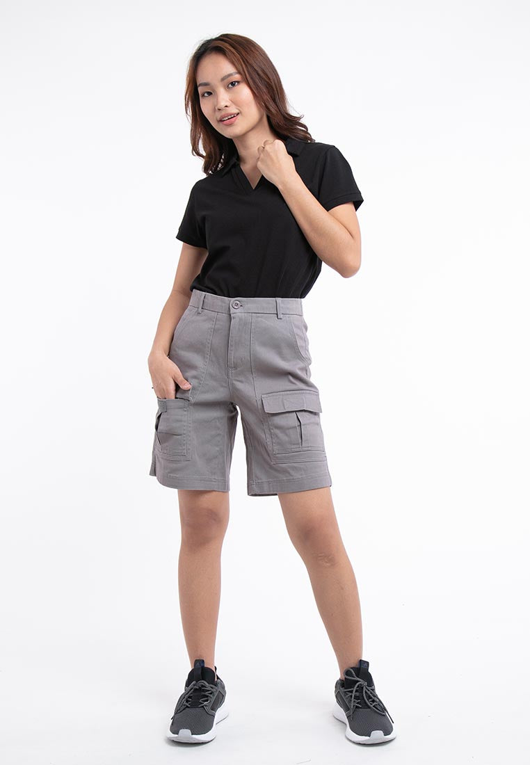 Forest Ladies 18.5/19.5" Cotton Twill Bermuda Quarter Cargo Casual Pants | Seluar Perempuan - 865096