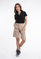 Forest Ladies 18.5/19.5" Cotton Twill Bermuda Quarter Cargo Casual Pants | Seluar Perempuan - 865096