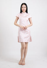 Forest Ladies Jacquard Cheongsam Dress - 885060