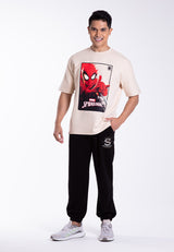 Forest x Marvel Spiderman Premium Weight Air-Cotton Elastic Waist Long Pants Men / Kids Family Wear - FA10000 / FAK10000