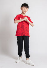 Forest CNY Round Neck Printed Men /Ladies/ Kids Tee | CNY 2024 Dragon Family T-Shirt - 23894 / 822379 / FK20147