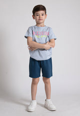 Forest Kids Boys Cotton Single Jersey Round Neck Graphic T-Shirt | Baju T-Shirt Budak Lelaki - FK20207