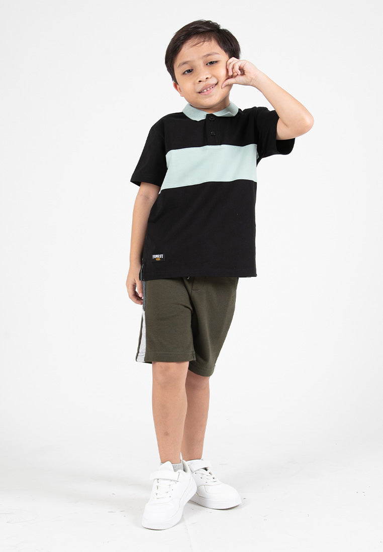 Forest Kids Unisex Cotton Terry Shorts Boys Girls Casual Short Pants | Seluar Pendek Budak Lelaki Perempuan - FK65030