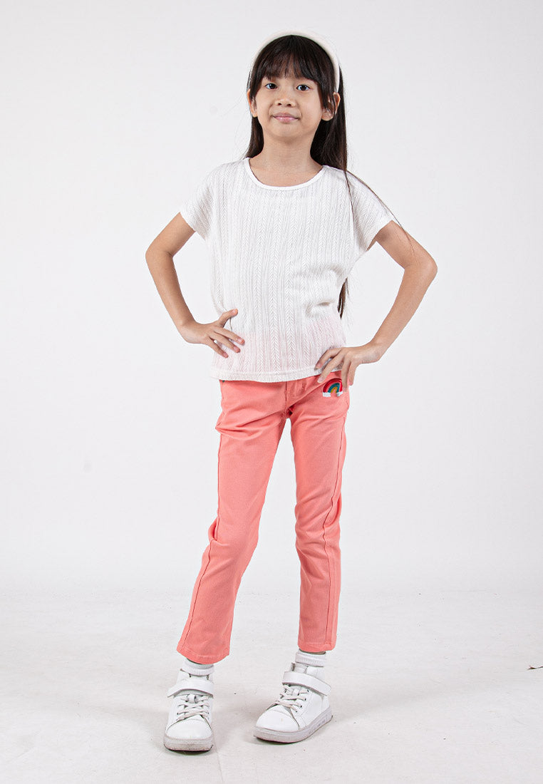 Forest Kids Girls Cotton Twill Skinny Cut Long Pants | Seluar Panjang Budak Perempuan - FK810006