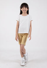 Forest Kids Girls Cotton Twill Bermuda Short Pants  | Seluar Pendek Budak Perempuan - FK865000