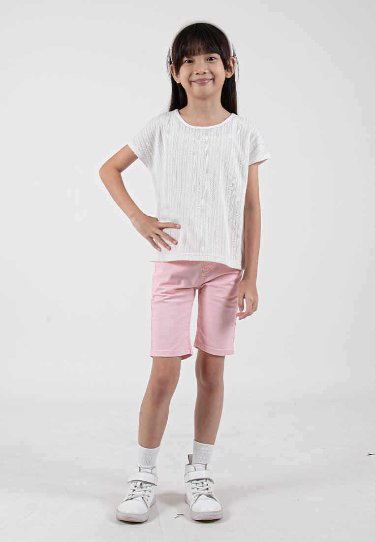 Forest Kids Girls Cotton Twill Bermuda Short Pants  | Seluar Pendek Budak Perempuan - FK865000