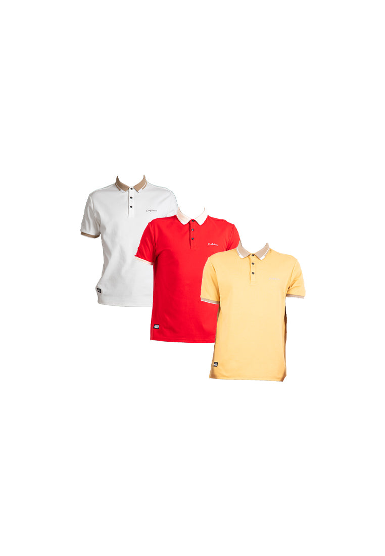 Forest Premium Weight Cotton Polo Tee 220gsm Interlock Knitted Polo T Shirt | Baju T Shirt Lelaki - 23874