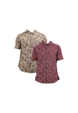 Forest Woven Full Print Men Shirt | Baju Kemeja Lelaki - 621237