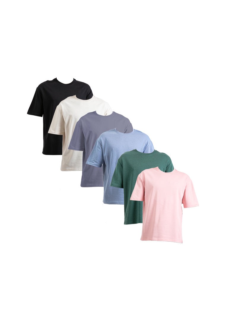 Forest Oversized 200gsm Oversized Tee Crew Neck Short Sleeve T Shirt Men | Baju T Shirt Lelaki - 621335