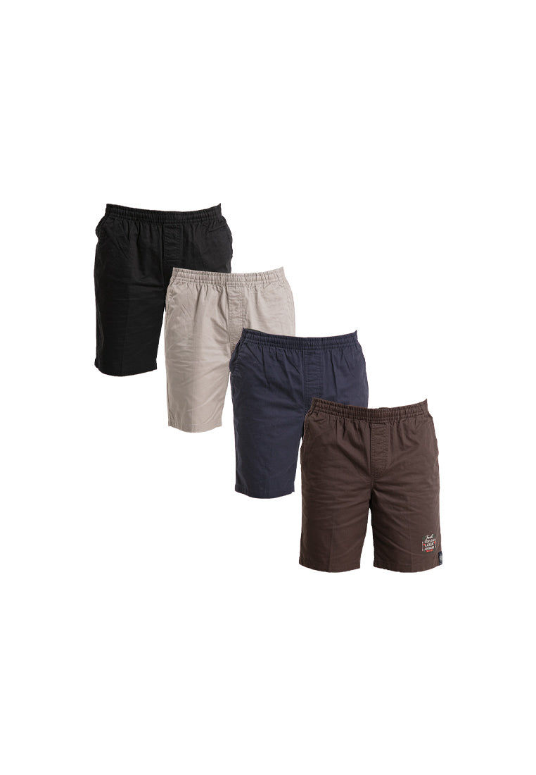 Forest 100% Cotton Twill Short Pants Men Woven Casual Shorts | Seluar Pendek Lelaki - 65804