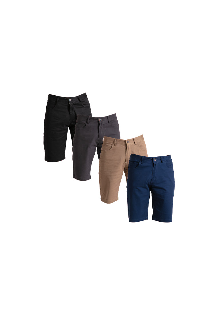 Forest Cotton Twill Plain Bermuda Shorts Pants Men | Seluar Pendek Lelaki - 670199