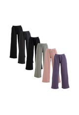 Forest Ladies Wide Leg Pants Roman Women Casual Long Pants| Seluar Perempuan - 810533