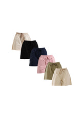 Forest Ladies Casual Cotton Short Pants Women Plain Drawstring Shorts  | Seluar Pendek Perempuan - 865108