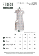 Forest Jacquard Tang Suit Cheongsam Dress | CNY 2025 Family Wear - 885090