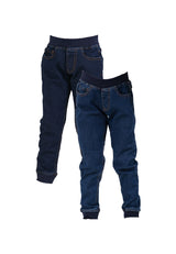 Forest Kids Boys Elastic Waisted Denim Jeans Boy Stretchable Denim Long Pants | Seluar Jeans Budak Lelaki - FK10055