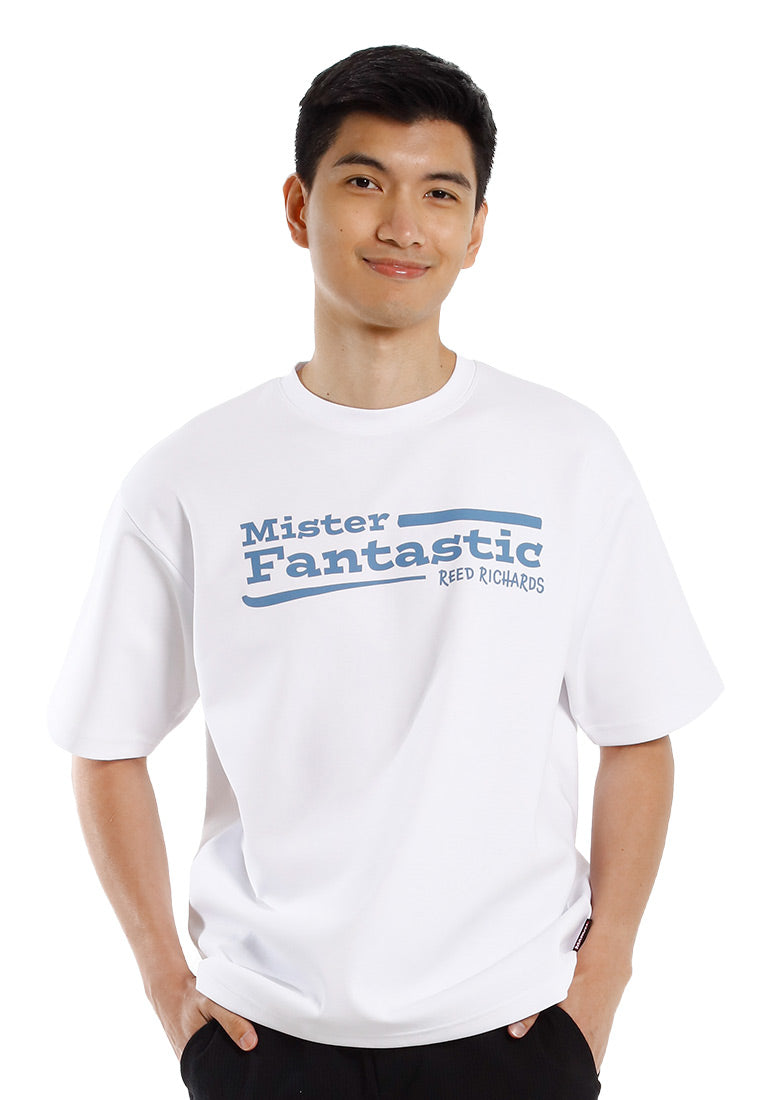 Forest Baju T Shirt Lelaki | Forest x Marvel Fantastic 4 Air-Cotton Oversized Heavy Weight Mens Tee - FA20021