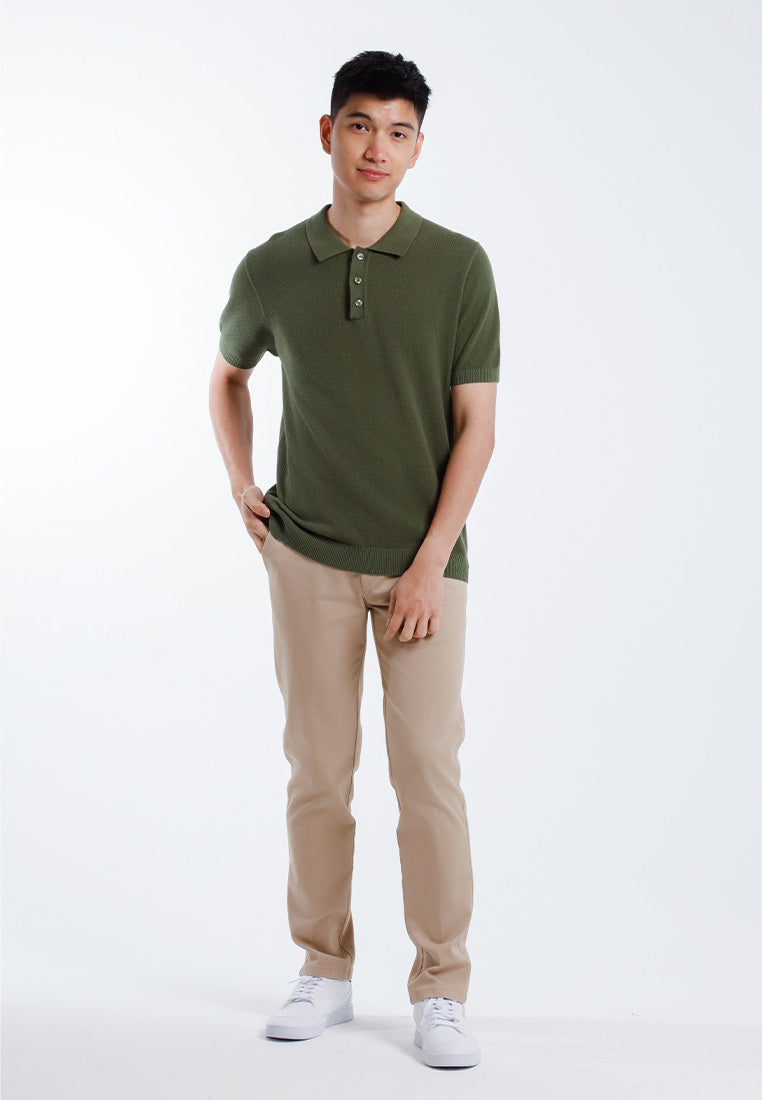 Alain Delon Baju Polo Lelaki | Alain Delon Mens Knits Polo Shirt Short Sleeve - 16025002