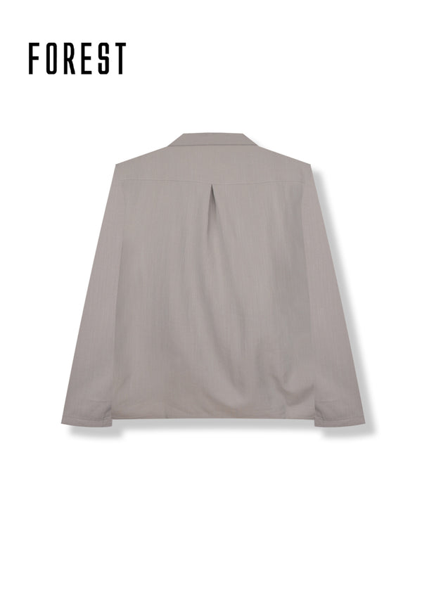 (1 Pc) Forest Unisex Linen Feel Cotton Long Sleeve Pyjamas - FPU0024LT