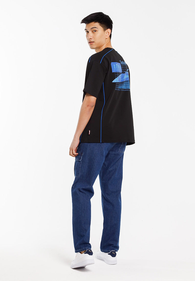 Forest Baju T Shirt Lelaki | Forest x Marvel Fantastic 4 Air-Cotton Oversized Heavy Weight Mens Tee - FA20026