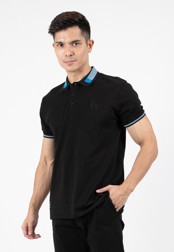 Forest Premium Weight Cotton Stretchable Polo T Shirt Men Slim Fit Collar Tee | Baju T Shirt Lelaki - 621362