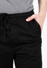 Forest 100% Cotton Twill Regular Fit Elasticated Waist Long Pants - 610214