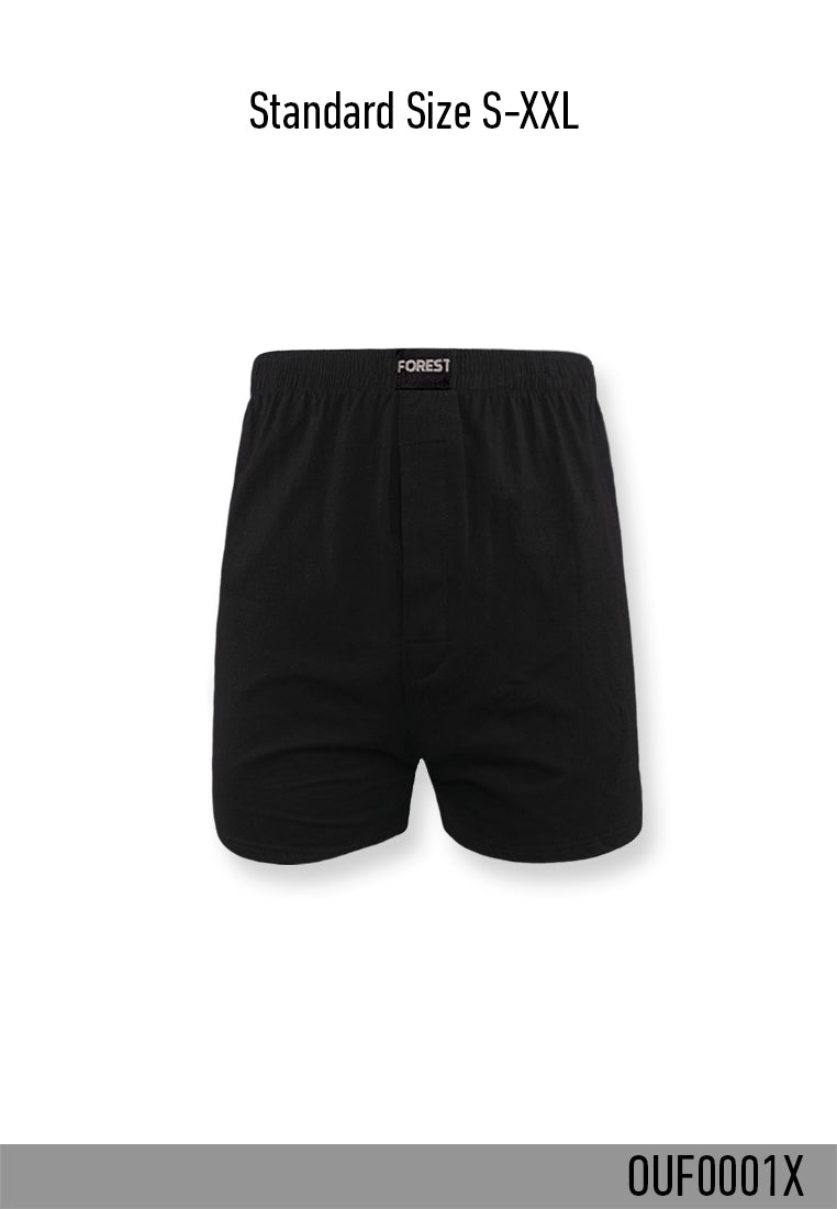 Forest Underwear 100% Cotton Boxer Short Selected Colour (1 Pc) OUF0001X / OUF0003X (PLUS SIZE)