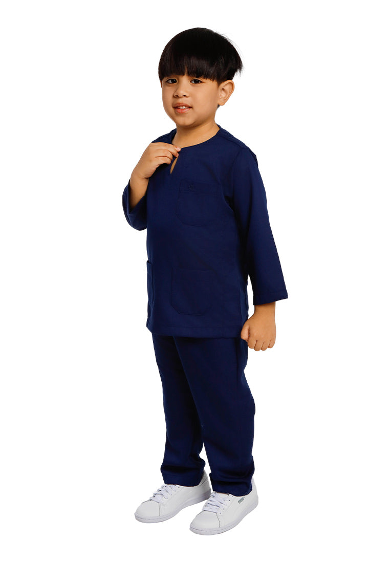 Forest x Hatta Dolmat Baju Melayu Regular Fit - FK23898BM - 33Navy