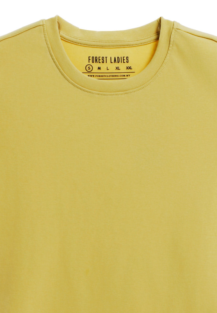 Forest Ladies Premium Cotton Stretchable Round Neck Tee | Baju T Shirt Perempuan - 822436