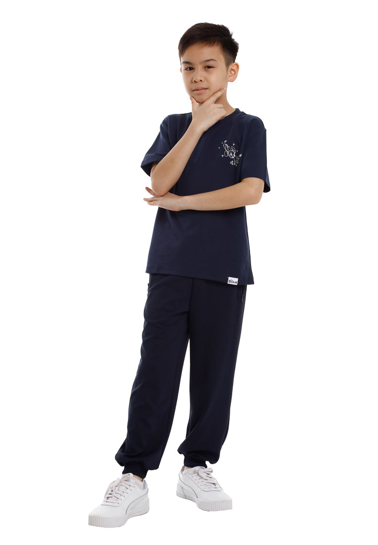 Forest Baju T Shirt Set Keluarga | Forest X Disney Stitch Premium Cotton Family Tee Men/Kids - FW20144/FWK20144