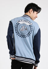 Forest X Garfield 320GSM Heavy Weight Cotton Terry Baseball Jacket Men /Ladies / Kids Sweater- FG30002/FG830002/FGK30002