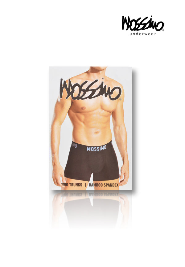 (2 Pcs) Mossimo Mens Bamboo Spandex Shorty Brief Underwear Assorted Colours - MUD0073S