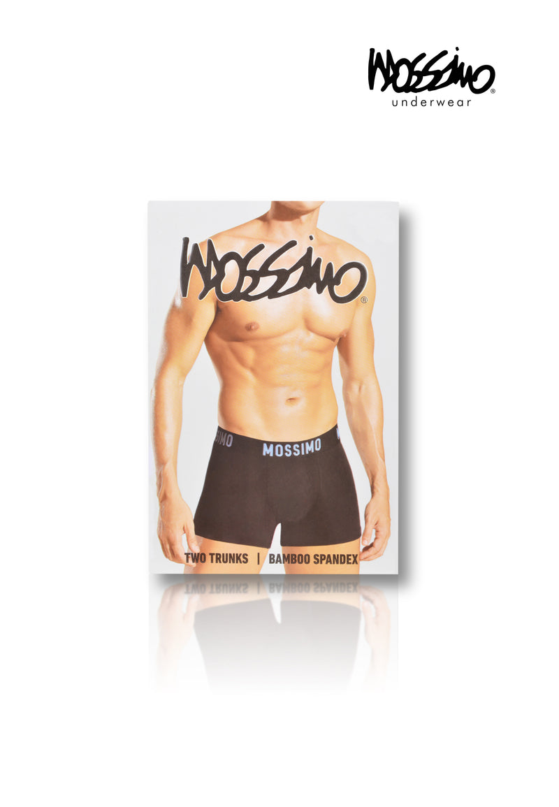 (2 Pcs) Mossimo Mens Bamboo Spandex Shorty Brief Underwear Assorted Colours - MUD0073S