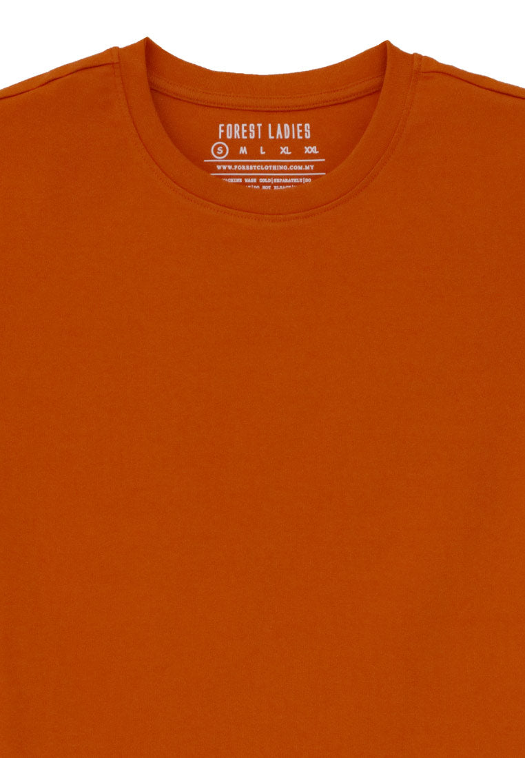Forest Ladies Premium Cotton Stretchable Round Neck Tee | Baju T Shirt Perempuan - 822436